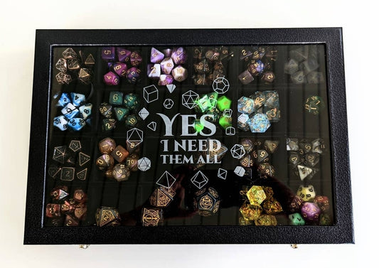 Yes I Need Them All Display Case