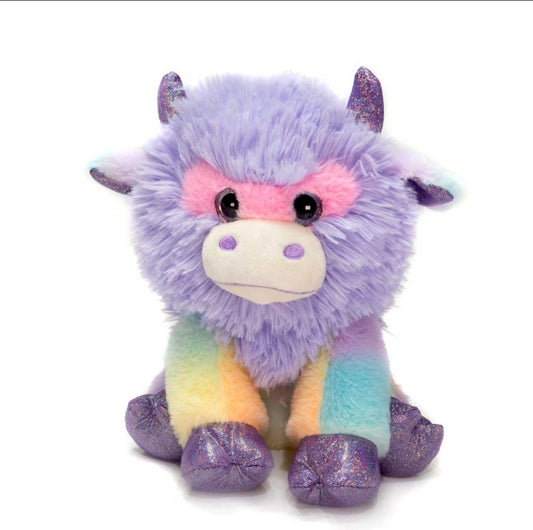 Rainbow Bison Plushie